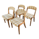 Lot de 4 chaises vintage self