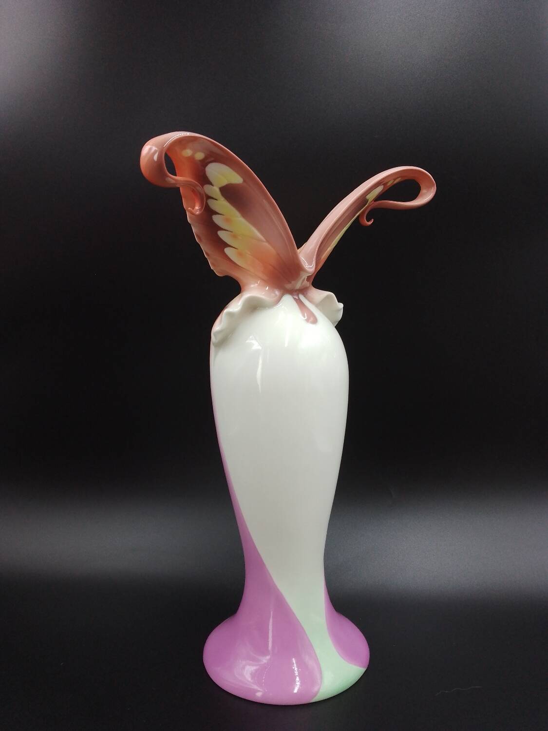 Fine porcelain vase collection franz papillon xp1692 jen woo