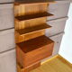 Wall system writing desk Poul Cadovius in teak 1960