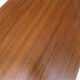 Curved Danish teak coffee table with additional shelf compartment, 1960s