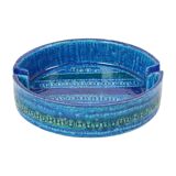 Aldo Londi for Bitossi Ceramics Ashtray Vide Poche Rimini Blue
