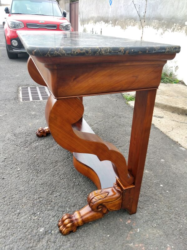 Console en merisier époque 1830