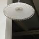 Suspension en opaline blanche