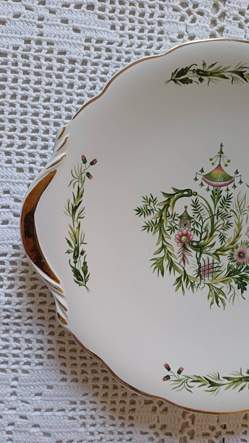 Royan de Digoin and Sarreguemines serving dish