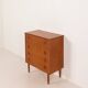 Danish mid century teak chest of drawers with hidden vanity, 1960s
