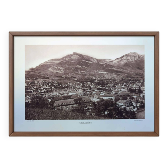 Chambéry, Savoie, photo print from 1942.