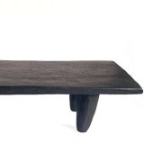 Solid wood bench or coffee table 104 cm – Unique Senufo piece, craftsmanship