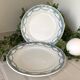 Duo of old earthenware dishes from Saint-Amand (North)