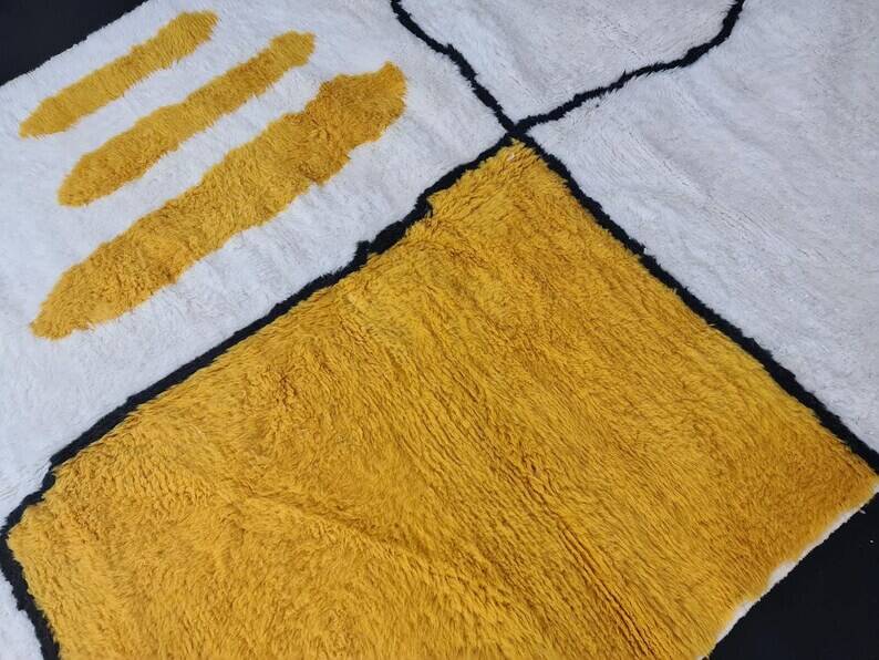 Moroccan yellow carpet 240/160cm