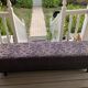 Bench "Grume" Christian Liaigre – Jacquard Fabric with Botanical Patterns
