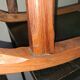Rustic bench, old folk art, snow sled, Alps.