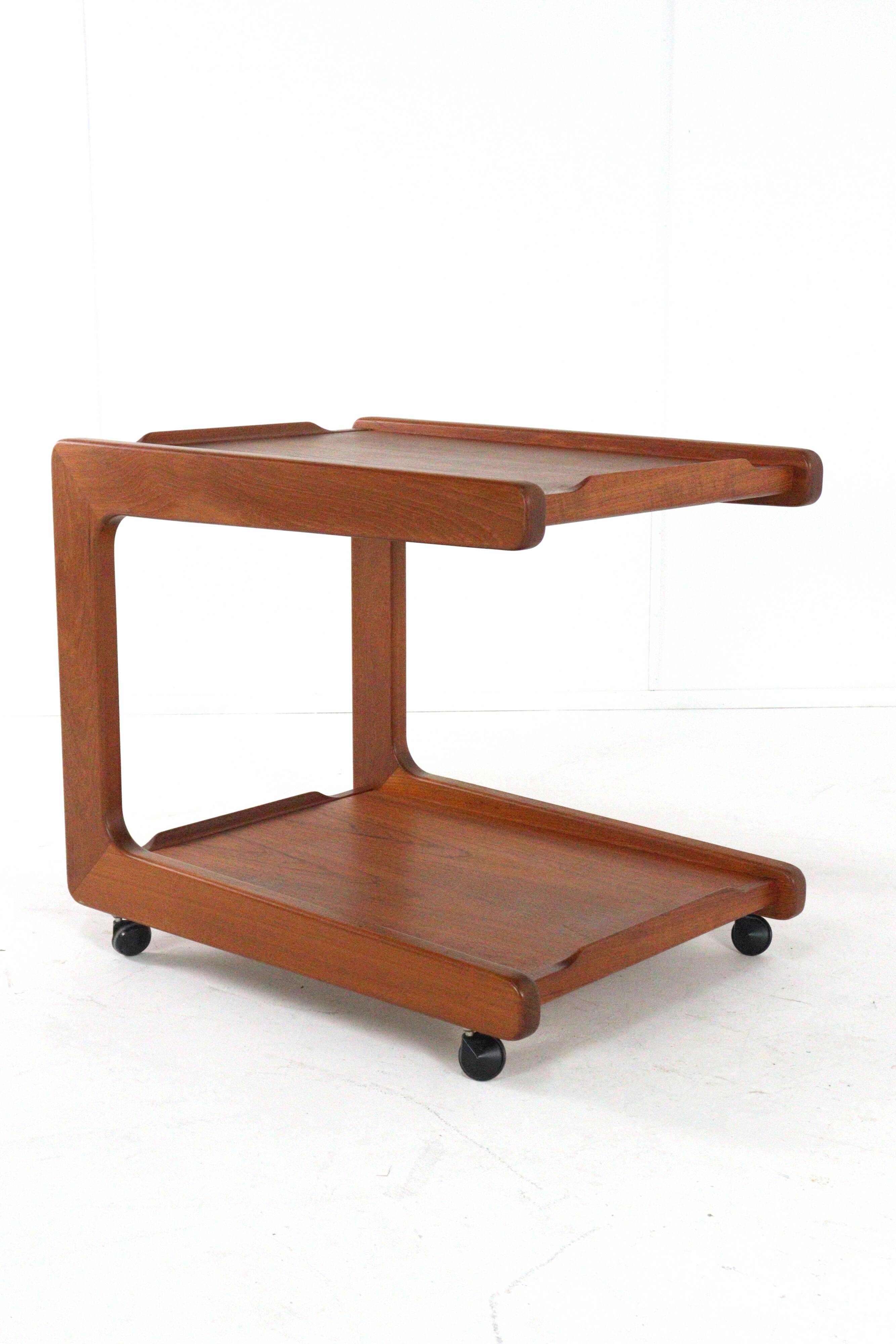 Danish design teak trolley - mid century modern