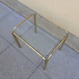 Glass side table