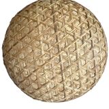 Old round wicker/bamboo basket