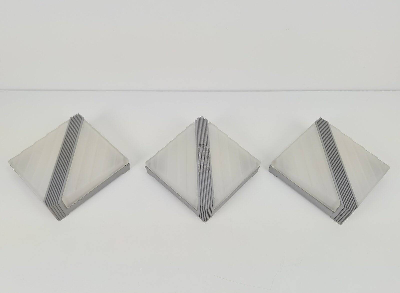 Vintage Wall Lamps from Fratelli Martini, Italy, 1980, Set of 3