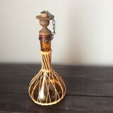Bottle glass and wicker