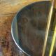 Brass lamp with pleated shade