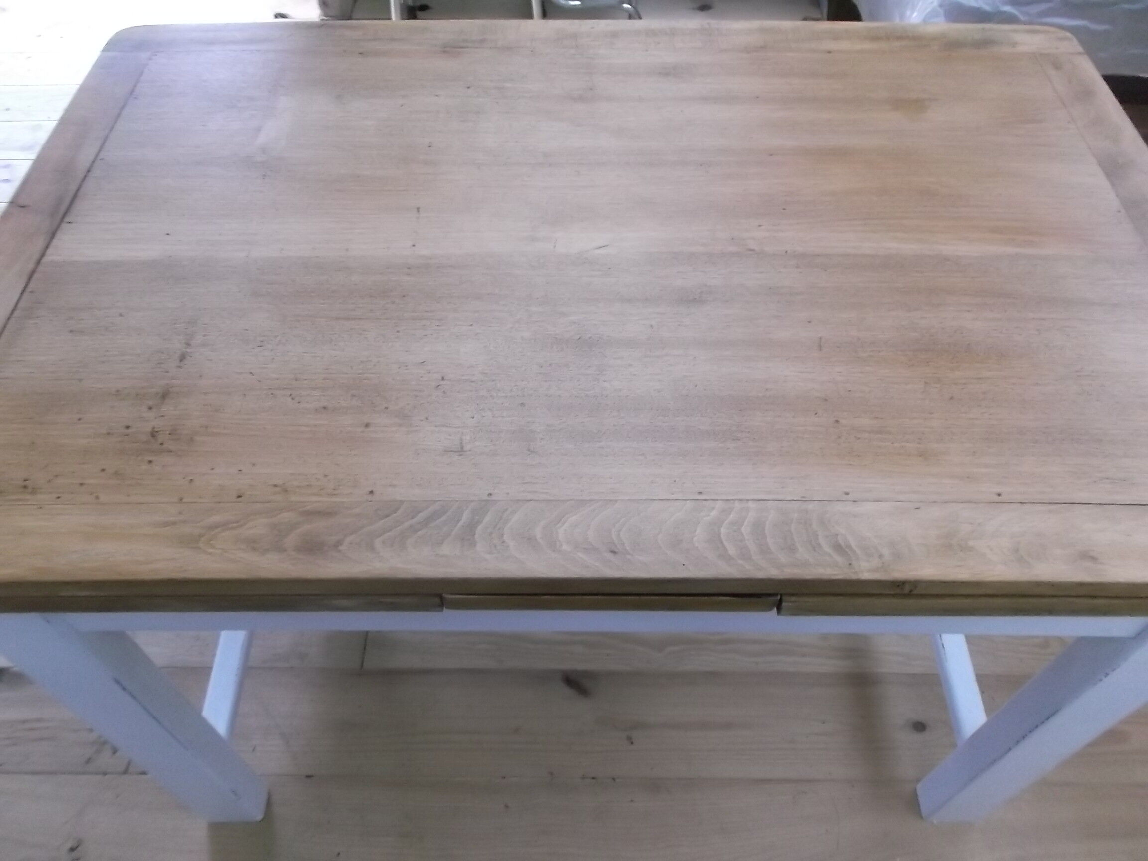 Farm table with extension cords