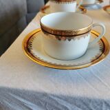 Set of 5 cups with their bowls