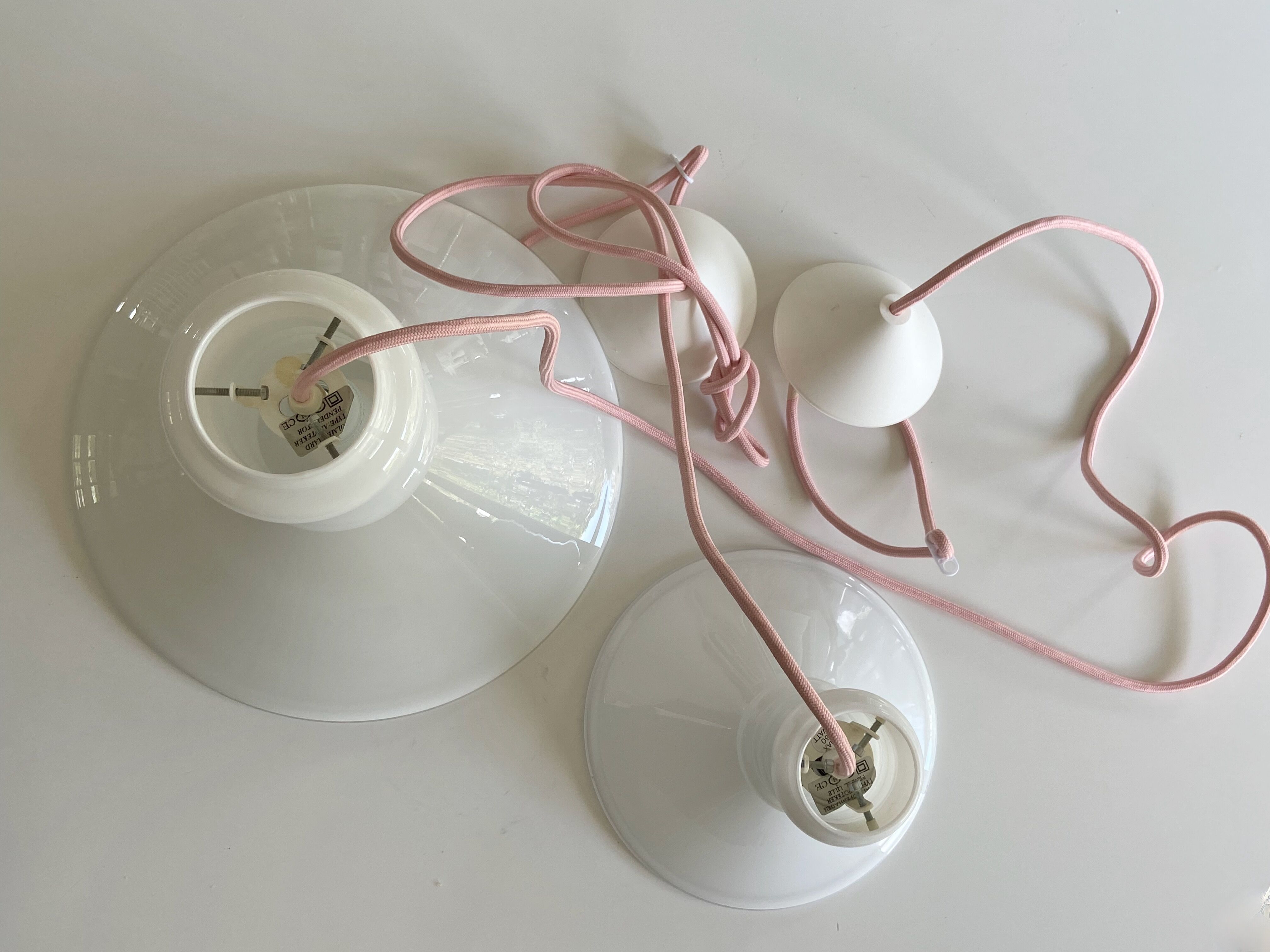 Sidse Werner small Apotheker Pendant Lamp by Holmegaard, Denmark, 1980s