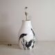 Ceramic and brass table lamp, 1960s.