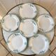 6 Terre de Fer Saint-Amand dessert plates late nineteenth