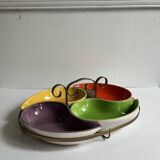 Compartmentalized appetizer dish