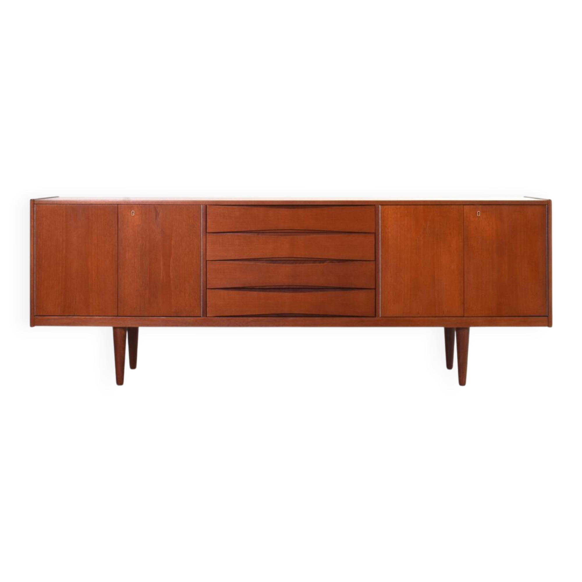 Buffet en teck du milieu du siècle de Skeie & Co. Norheimsund, années 1960.