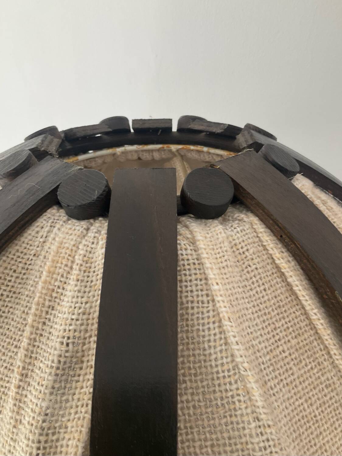 Rattan and cane lamp from the 60s-70s