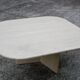 Table basse en travertin, années 1970