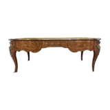 Louis XV style flat desk in marquetry