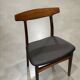 Paire de chaise Henning Kjaernulf pour Bruno Hansen, Danemark, 1960