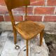 Antique bistrot chair luterma raw wood scandinavian vintage