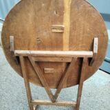 Pair of antique wooden bedside tables side table