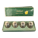 Christofle – 4 salt shakers – Solid silver