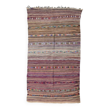 Boucherouite Kilim Rug - 315 x 160 cm