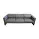 Gray leather sofa Walter Knoll, design Jürgen Lange