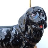 Ceramic "dog" lamp 50s