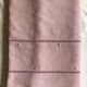 Old linen sheet and purple dyed cotton