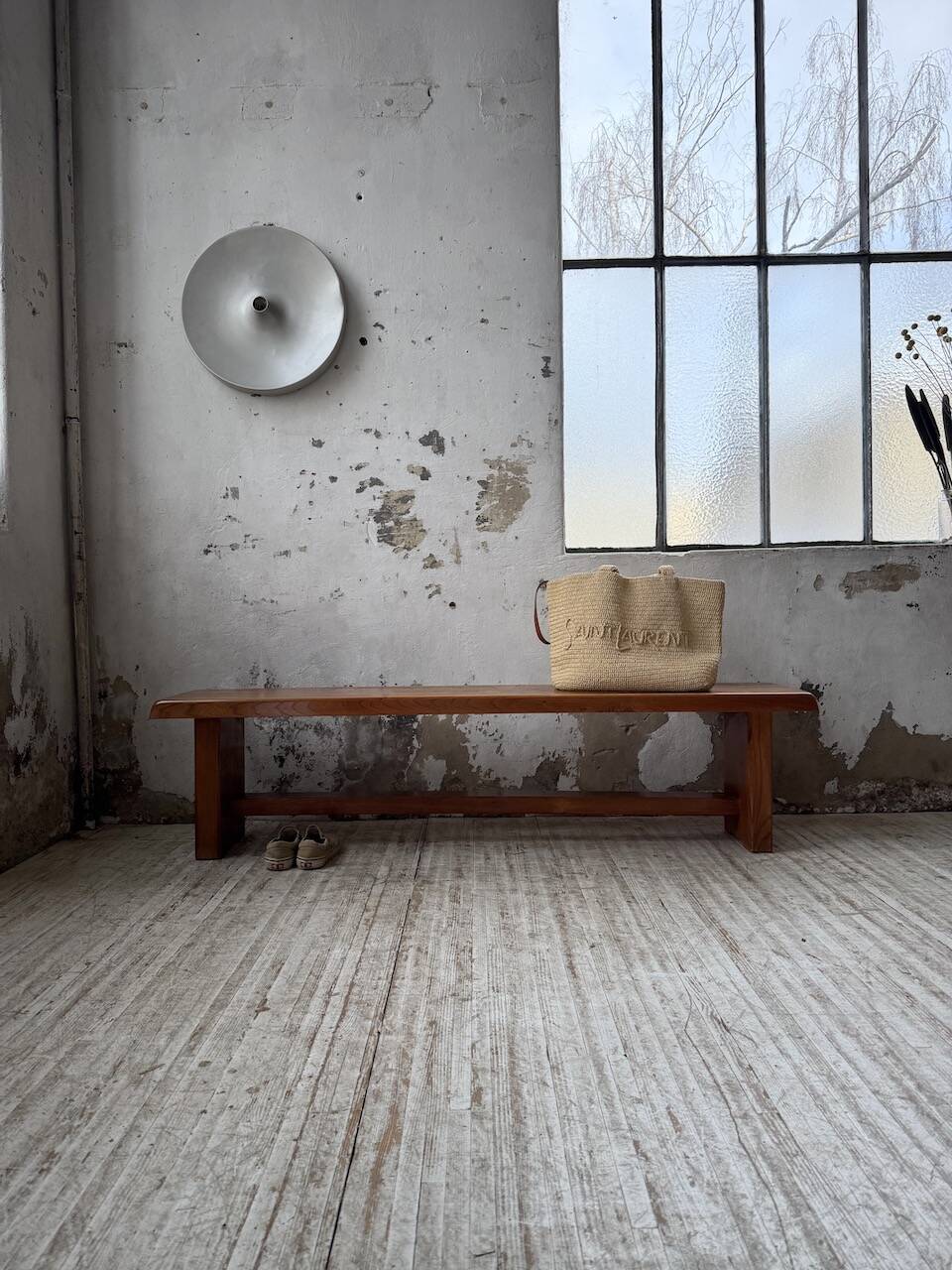 Chapo S14 blonde oak bench 172cm vintage