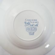 Série de 10 assiettes creuses vintage par Johnson Bros, made in England