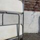 Folding dessert trolley / mid-century service cart in chrome and formica