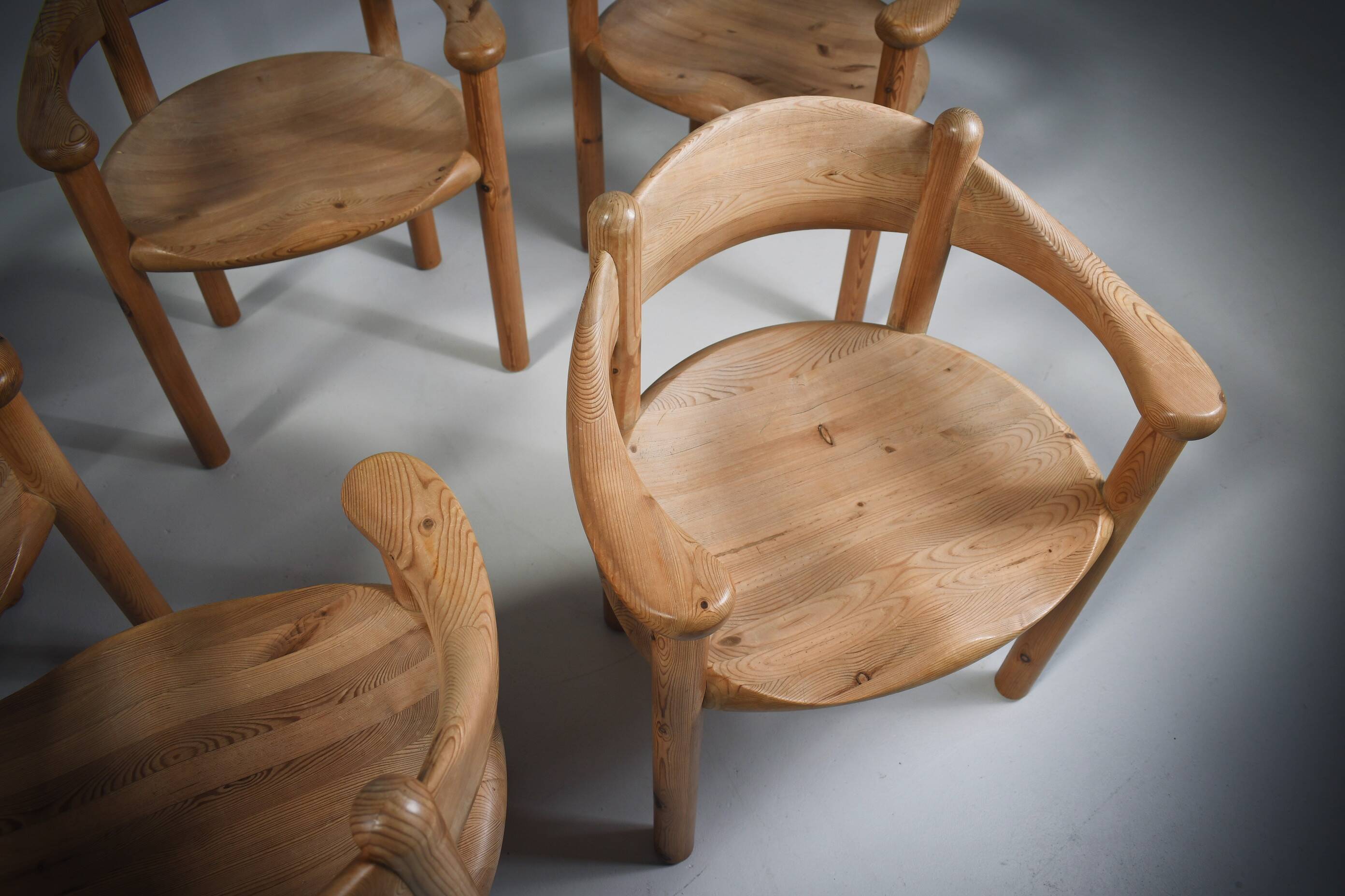 Dining chairs by Rainer Daumiller x 6, 1970s