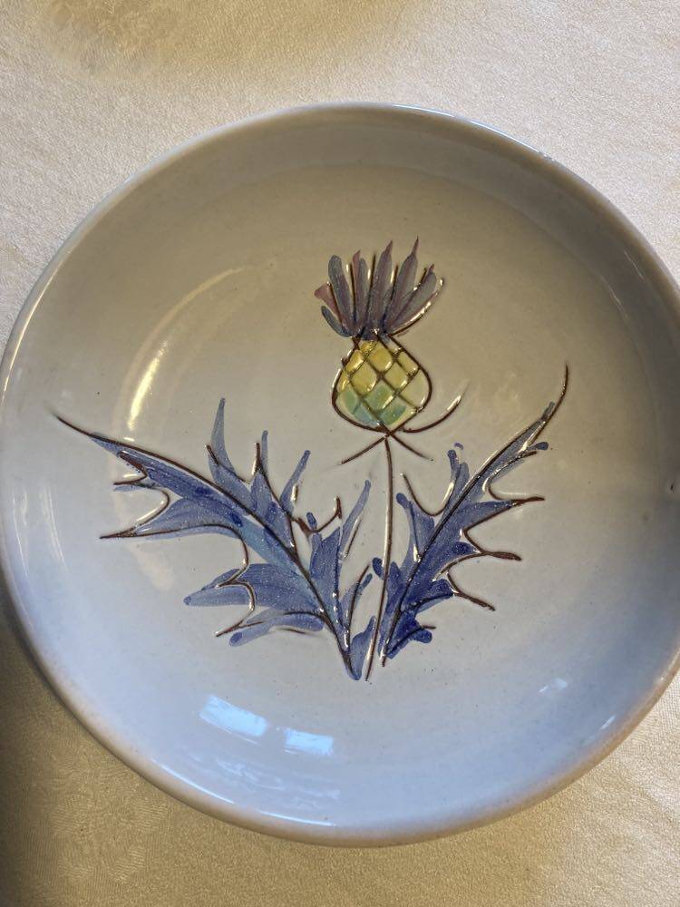 Vallauris thistle plates
