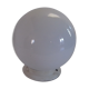 White opaline ball ceiling light