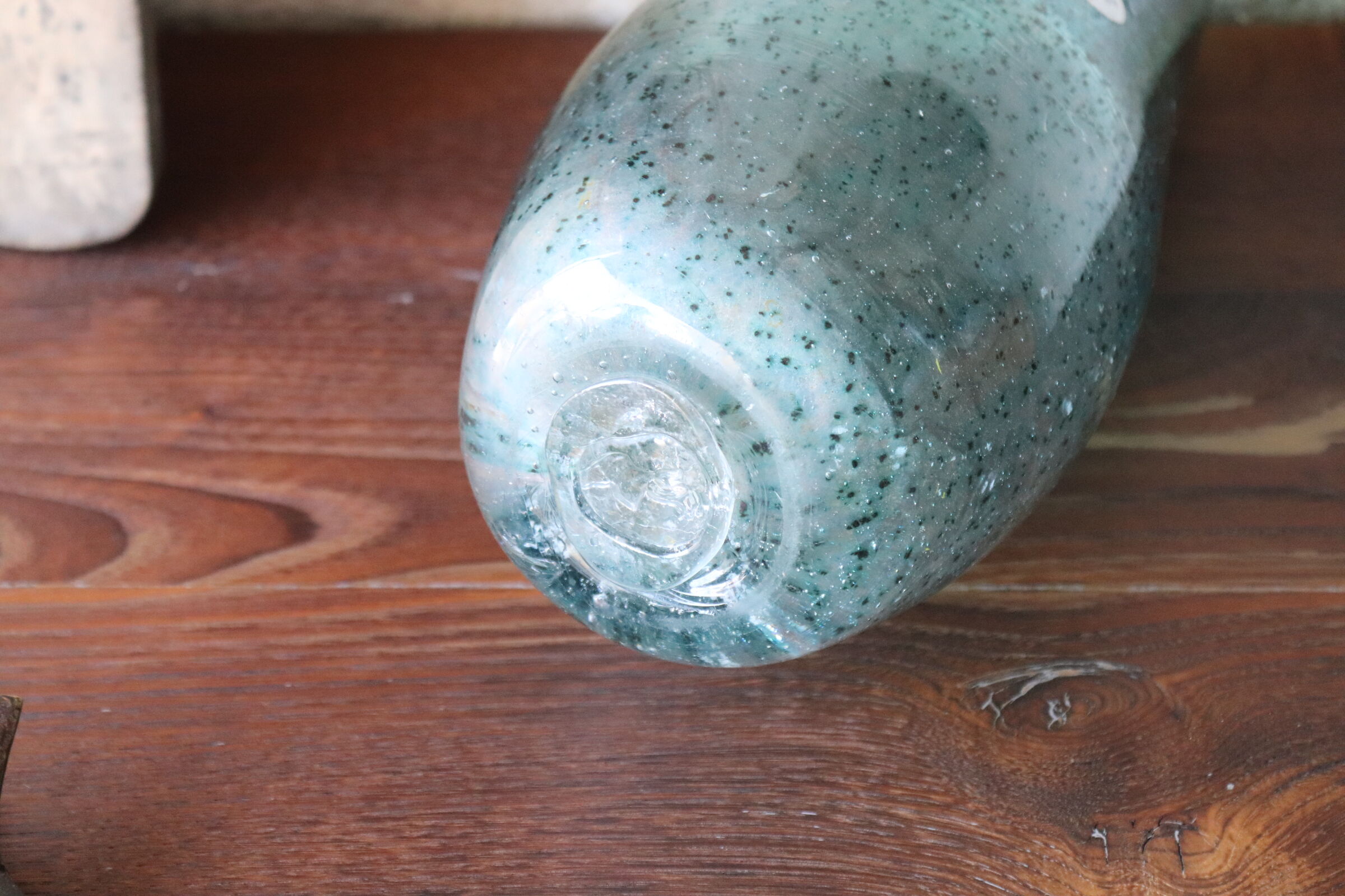 Vase in blown glass Crystal of the popes