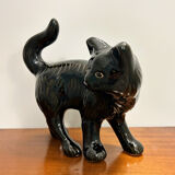 Black ceramic cat 60s