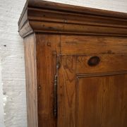 Two-part office furniture made of solid pine from the 20th century.