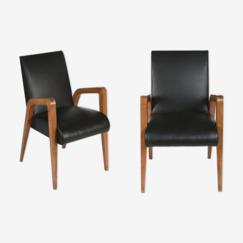 Pair of bridge chairs 1950