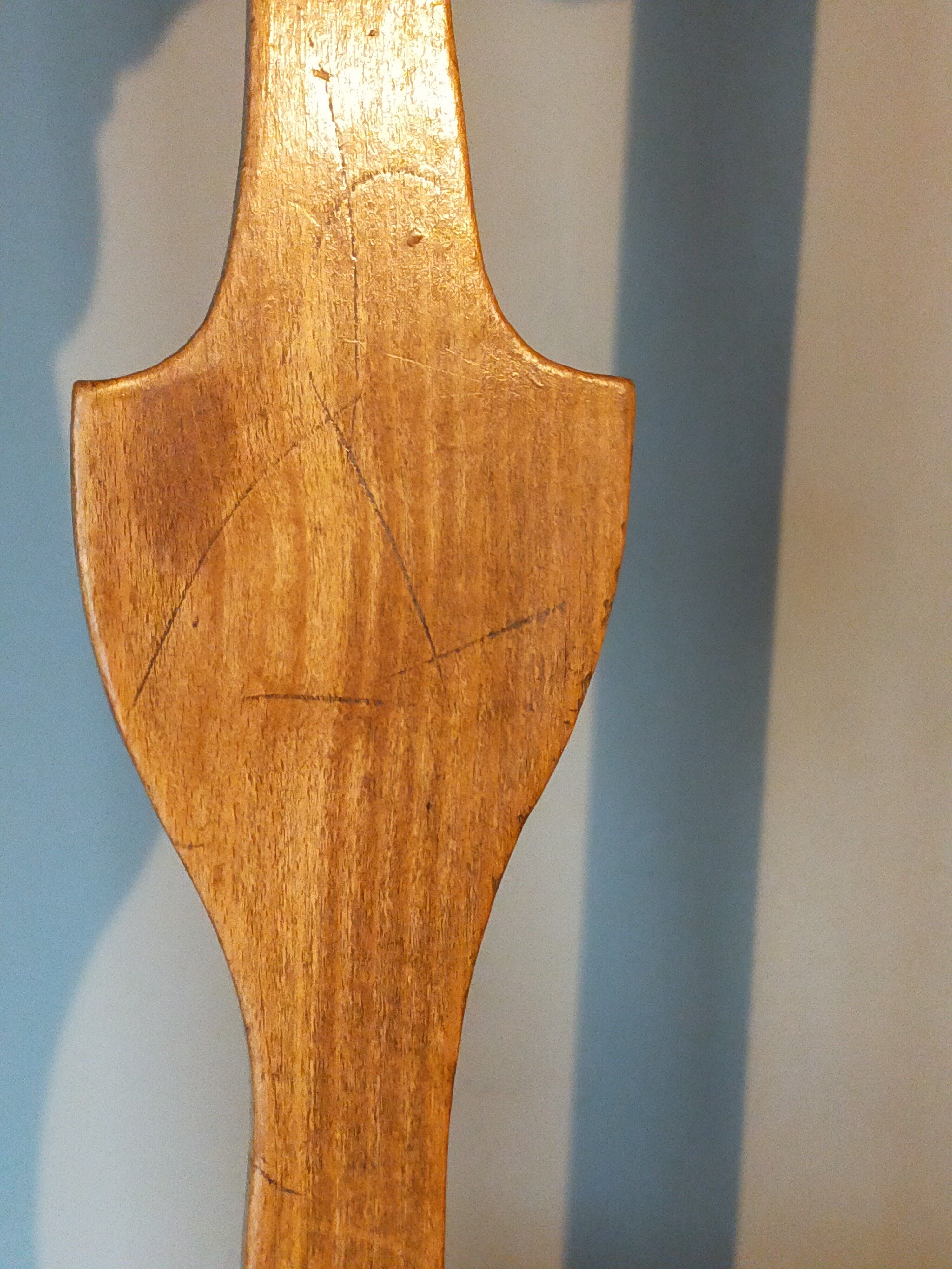 Chaise lorraine art populaire fin XIXème à dossier balustre